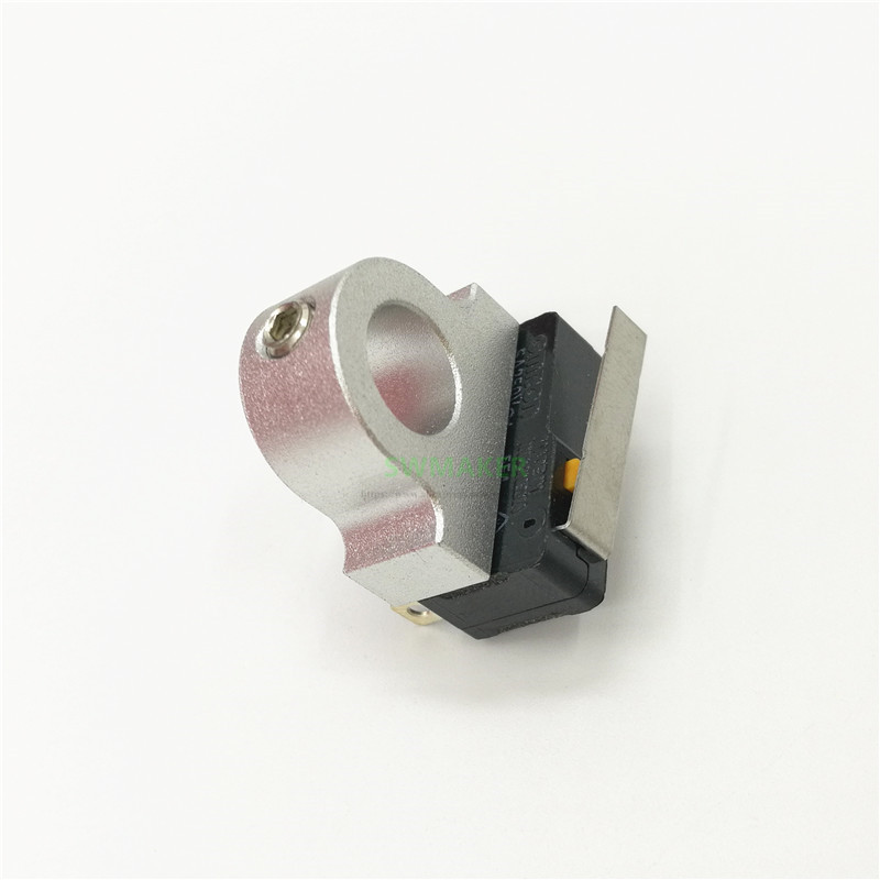 Linear Rod 8Mm - Zwart/zilver aluminium Z-ENDSTOP HOUDER + endstop
