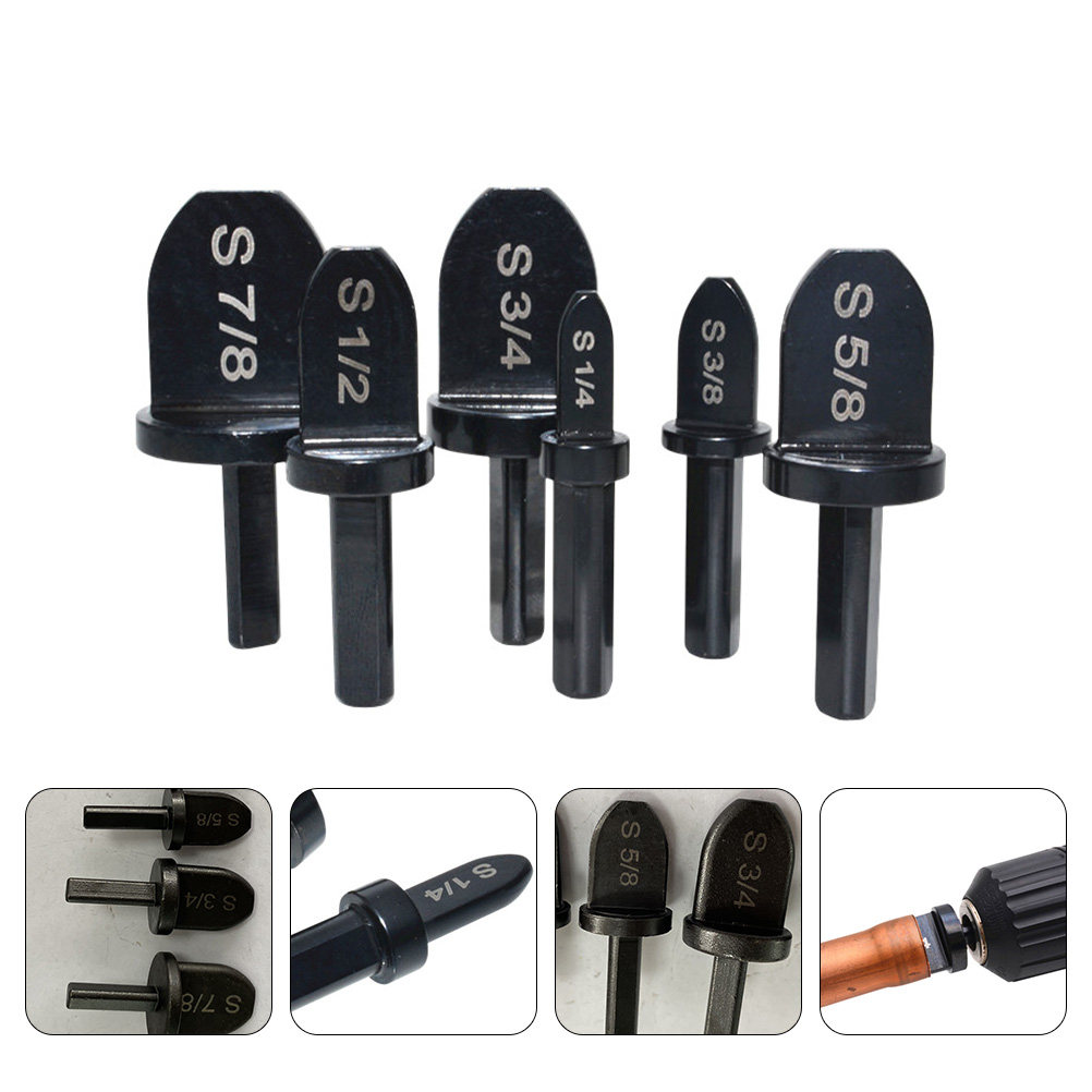 Drill Bit Set - 6-delige set koperen pijpuitbreidingsboorbits, uitbreidingsgereedschap en
