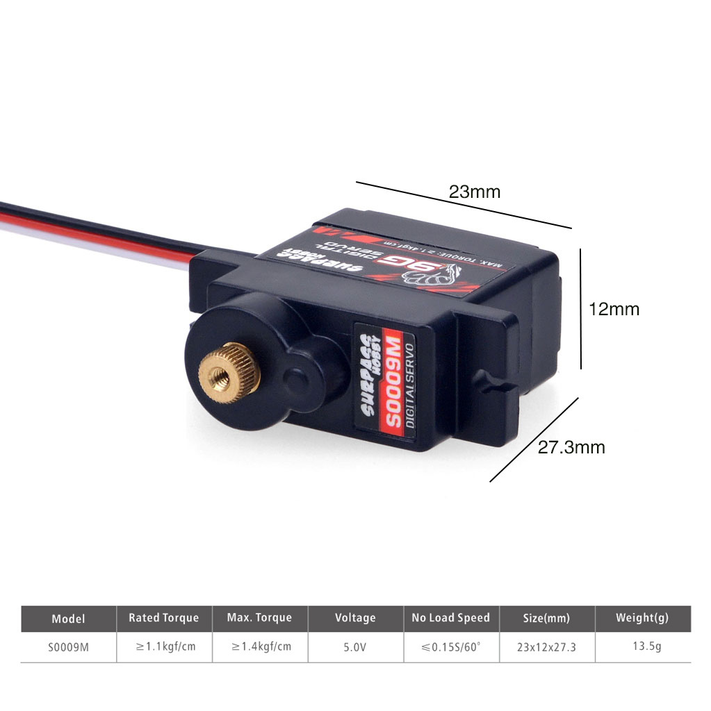 Servo 9G - RC Digitale Micro Servo 2g 3.7g