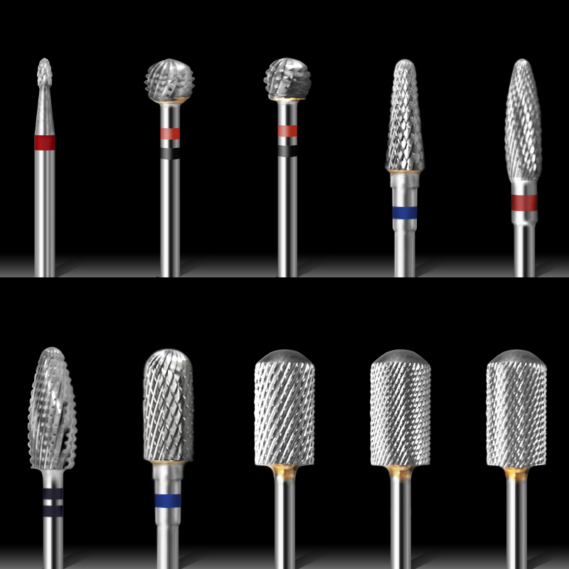 Carbide End Mill - Nagelboor Carbide Frezen Nail Art Tool