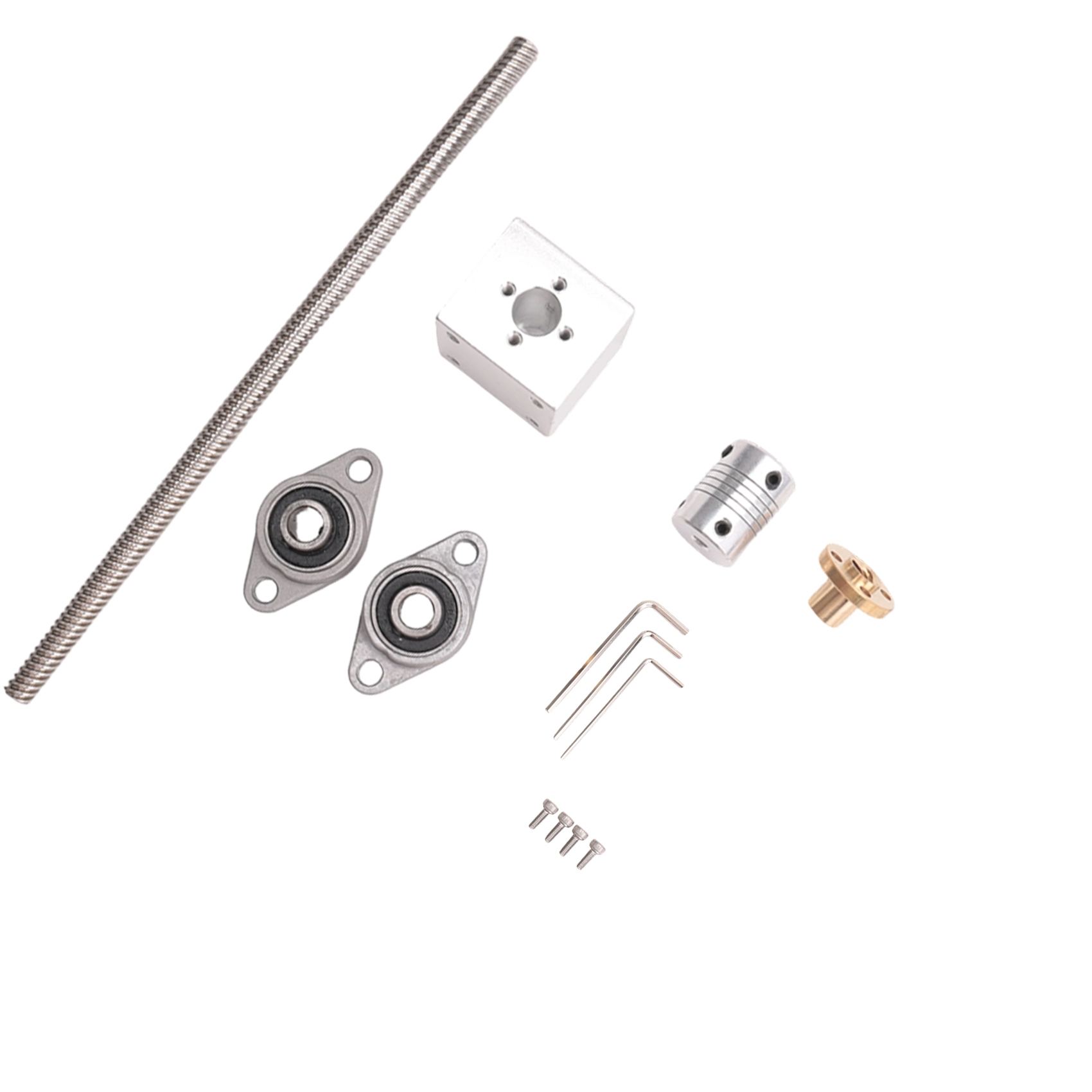 Lead Screw 8Mm - HOT1Set 200 mm lengte, 8 mm