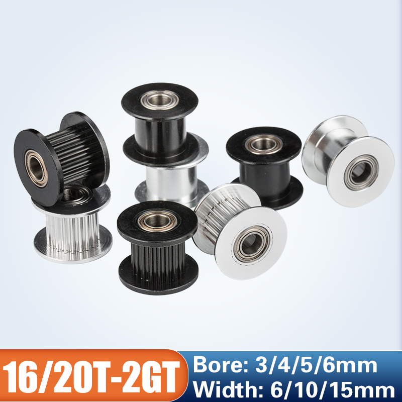 Gt2 Belt - GT2 Rondsel Timing Katrol 16-Tand 20-Tanden
