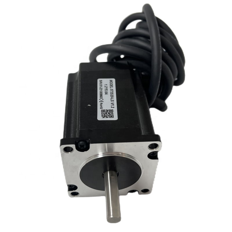Nema23 Stepper - Flythrough 1.2 graden, hybride Leadshine 573S15