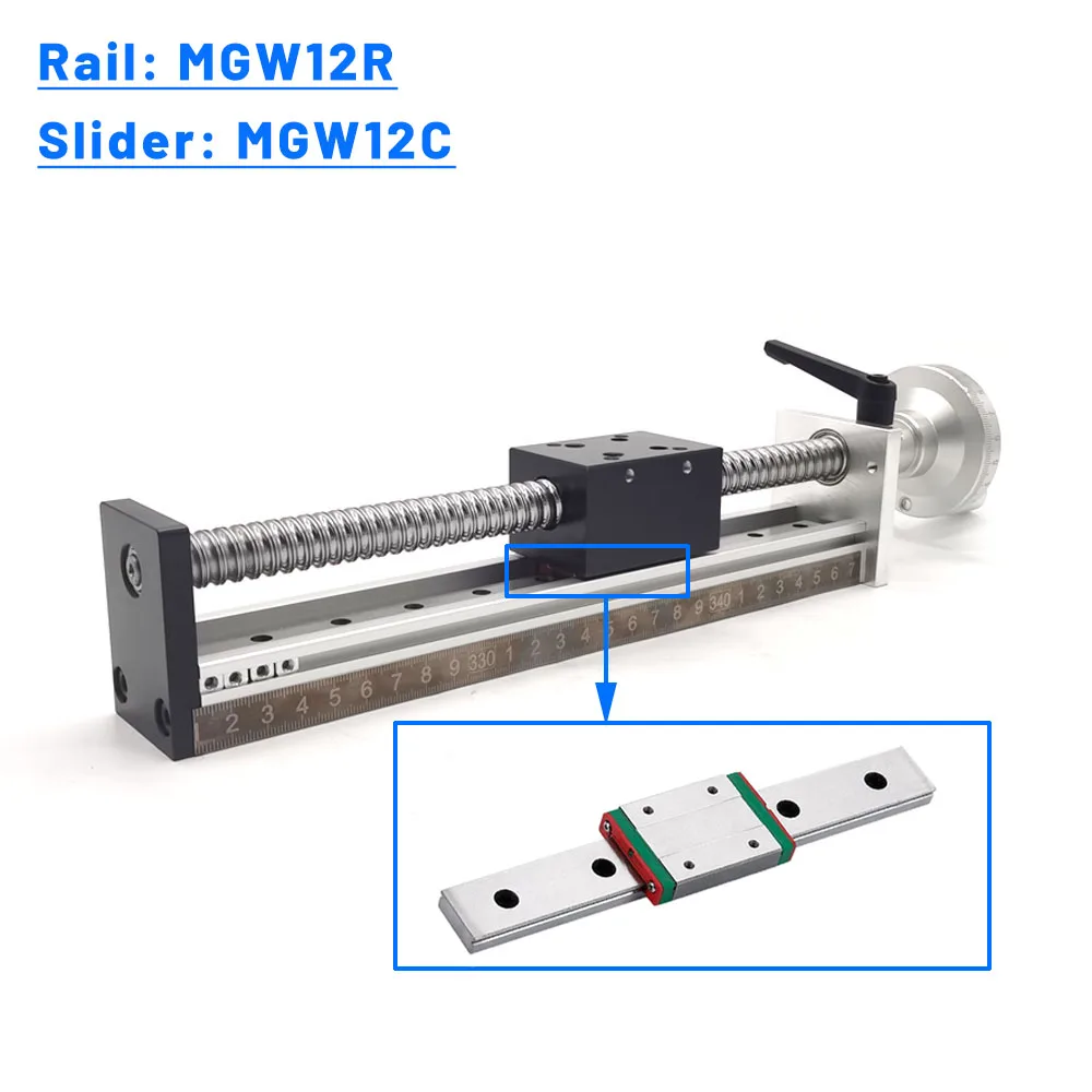 Linear Rail - Motion Slide Stage 100-1000mm Effectieve slag