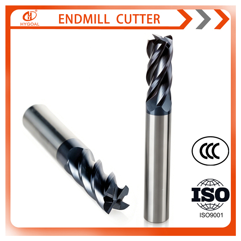 End Mill - HYGOAL hardmetalen frees met 4 snijvlakken,