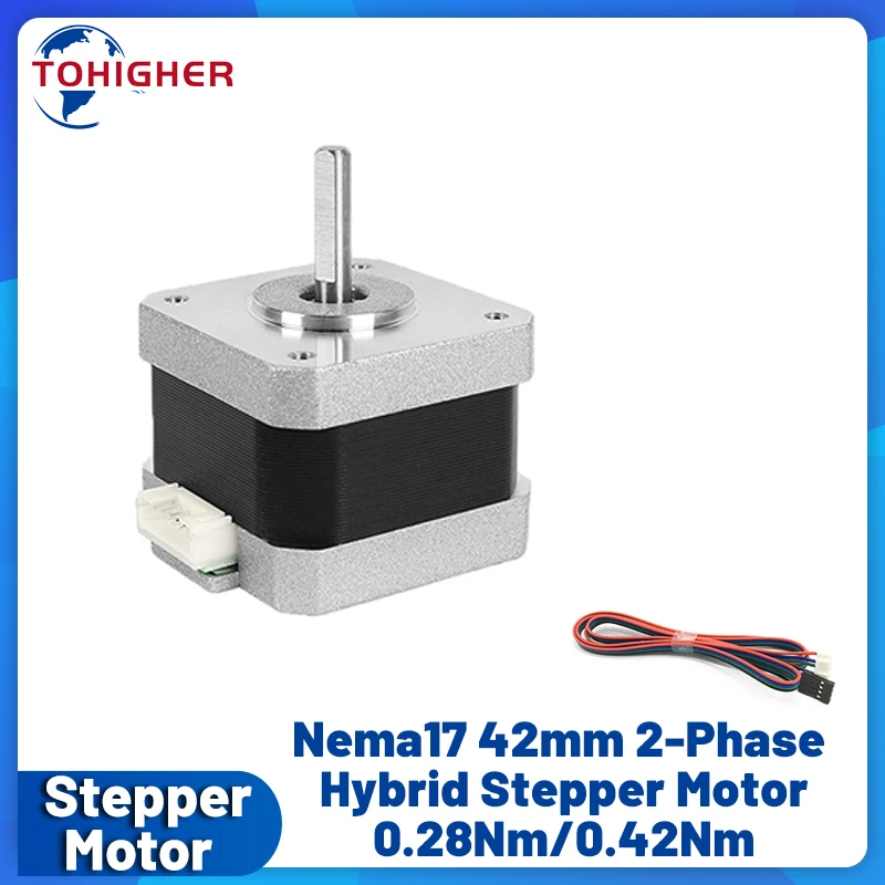 Stepper Motor Nema17 - Nema17 Stappenmotor 42 Motor 4-Lead 0.28Nm/0.42/0.56Nm/0.7Nm