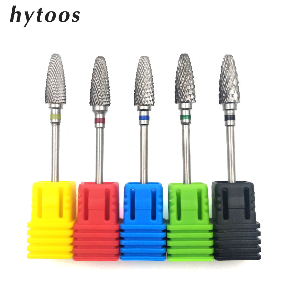 Carbide End Mill - HYTOOS 5 Size Wolfraamcarbide Nail Boor