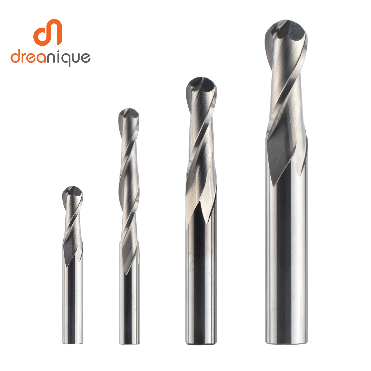 End Mill Set - Dreanique 1 st Carbide Kogelfrees 2
