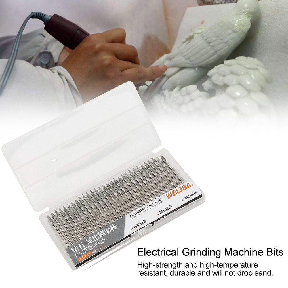 30pcs 150Grit Tip Diamant Slij - Cnc Bits recensie en prijs
