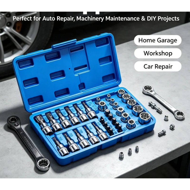 34-delige Torx-bit & E-Torx-st - Cnc Bits recensie en prijs