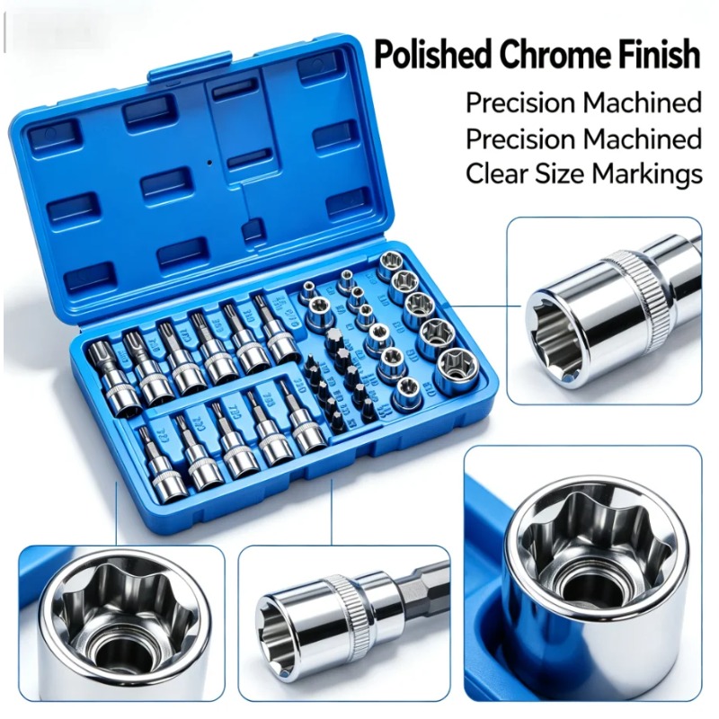 34-delige Torx-bit & E-Torx-st - Cnc Bits recensie en prijs