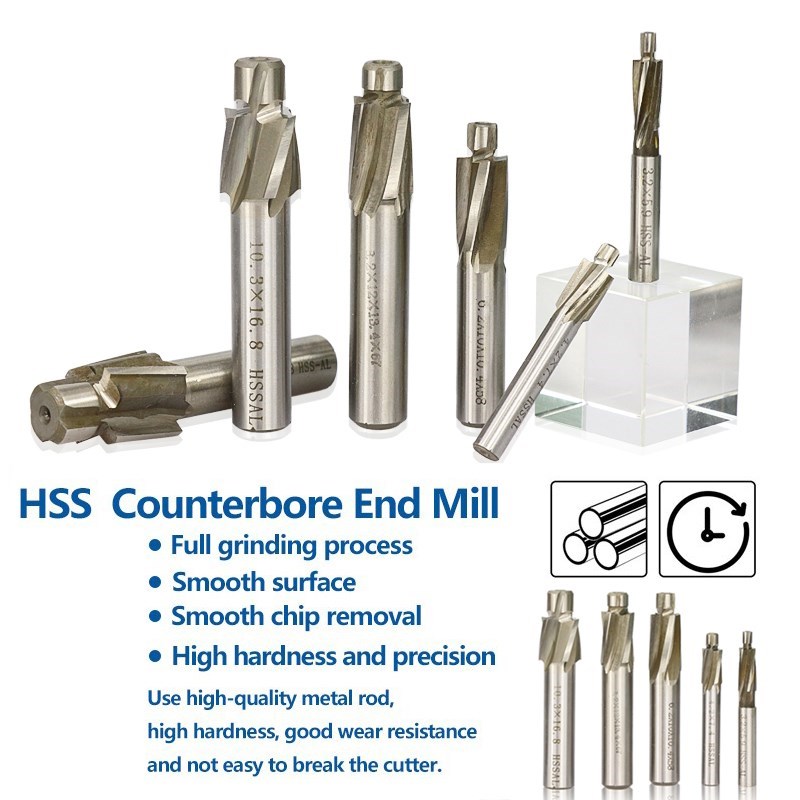 4-Fluit HSS Verzinkboor Frees  - End Mill Set recensie en prijs