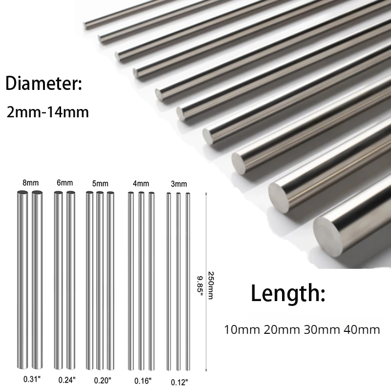 10/25Pc Stainles Stalen Massie - Linear Rod 8Mm recensie en prijs