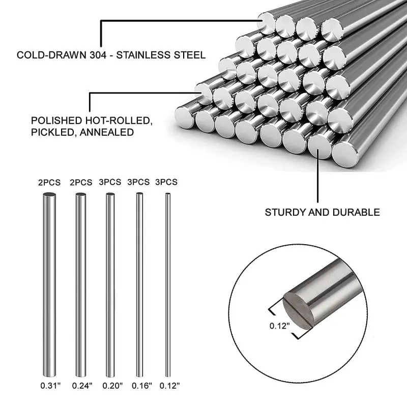 10/25Pc Stainles Stalen Massie - Linear Rod 8Mm recensie en prijs