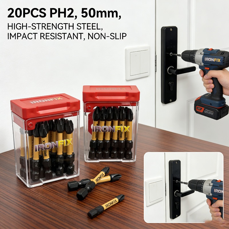 Duurzame set van 20 PH2-schroe - Drill Bit Set recensie en prijs