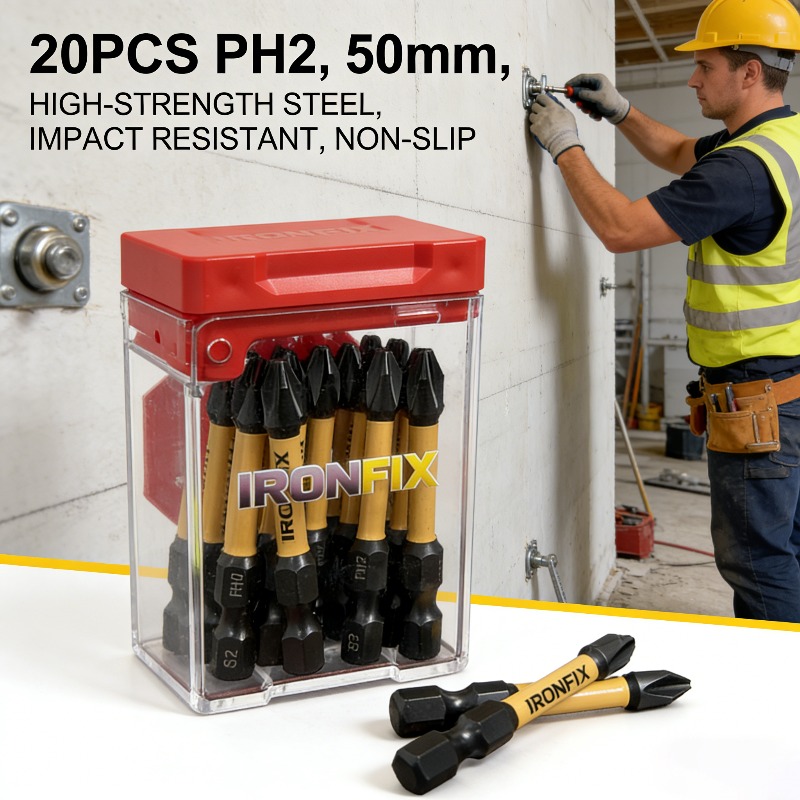 Duurzame set van 20 PH2-schroe - Drill Bit Set recensie en prijs