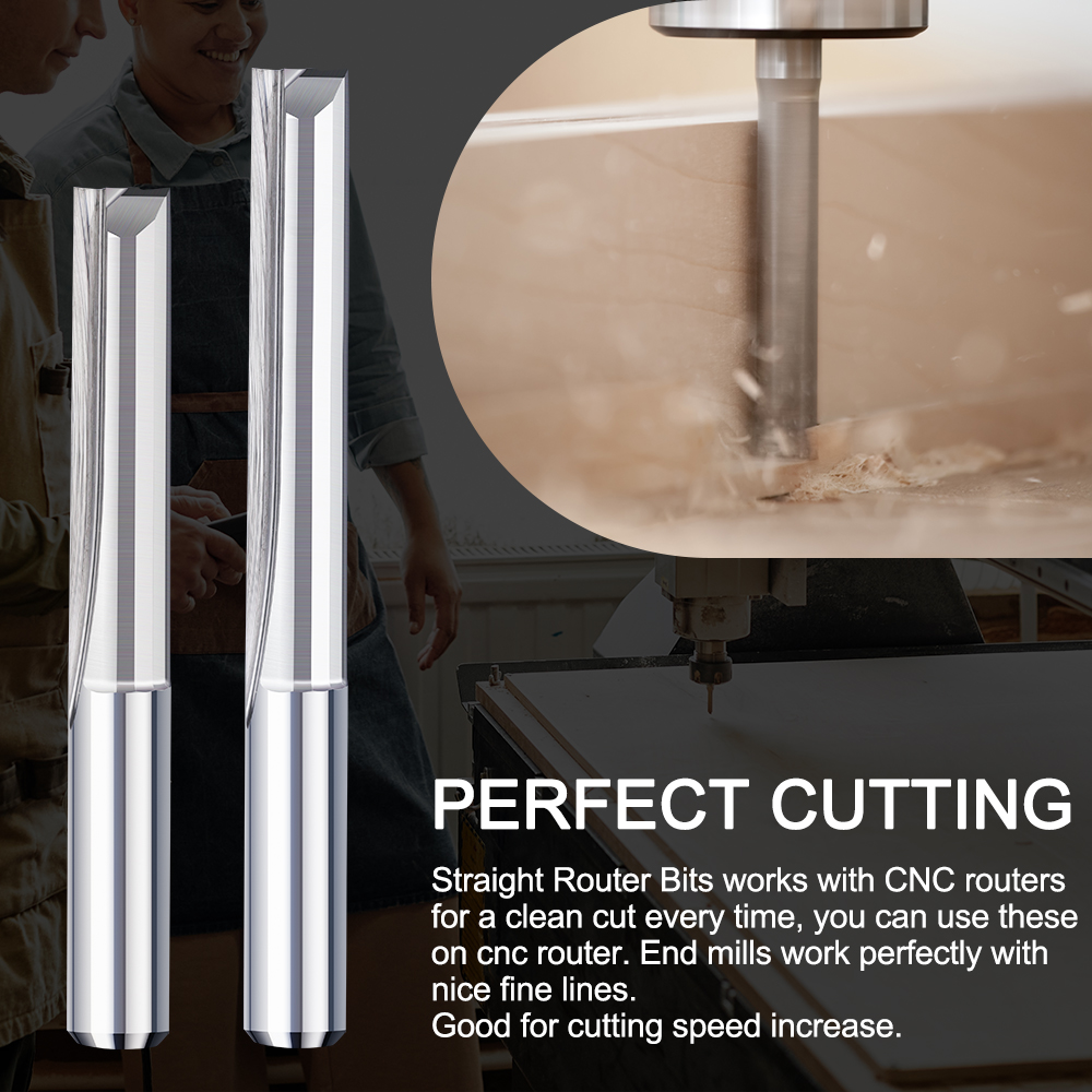 2 Fluit Rechte Frees CNC Route - End Mill Set recensie en prijs