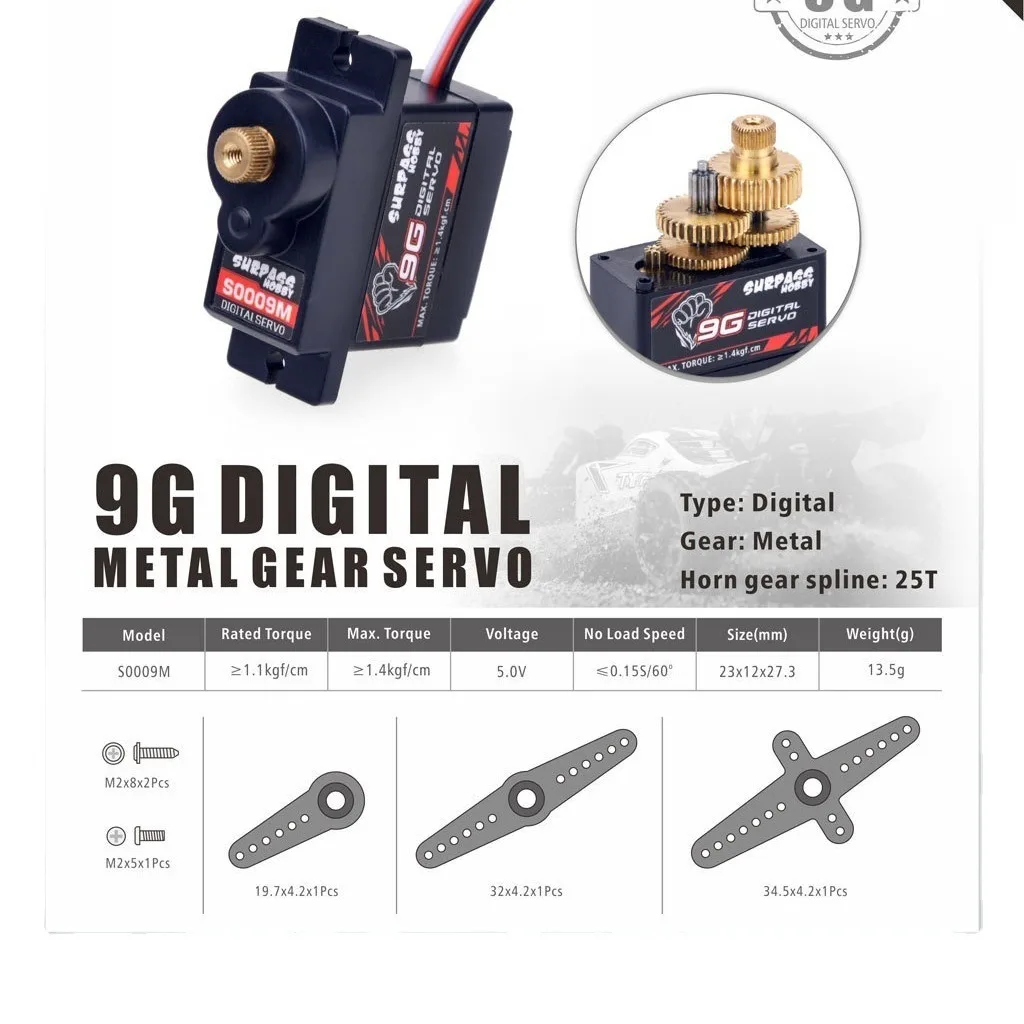 RC Digitale Micro Servo 2g 3.7 - Servo 9G recensie en prijs
