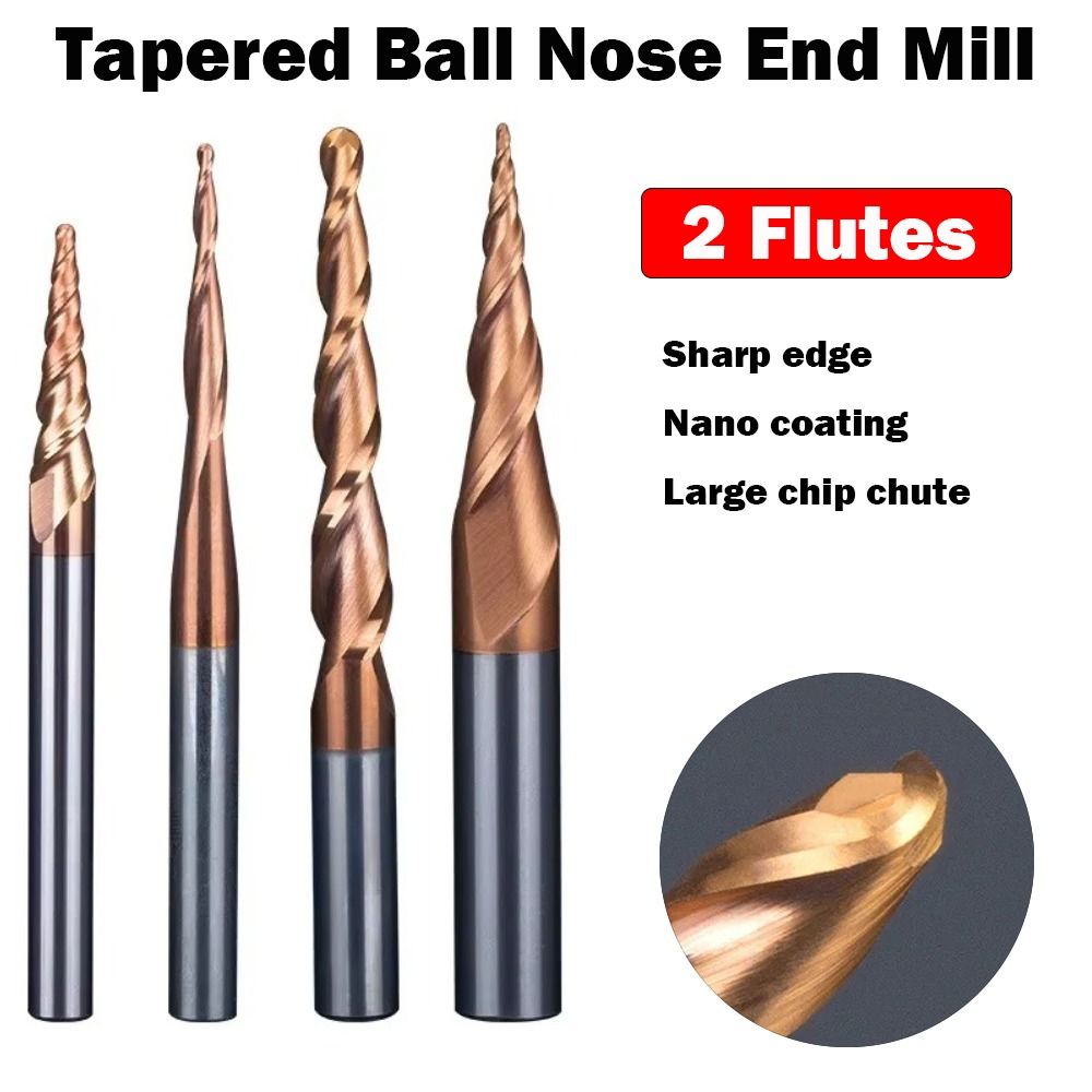 HRC55 Vhm Kogelfrees Conische  - End Mill Set recensie en prijs