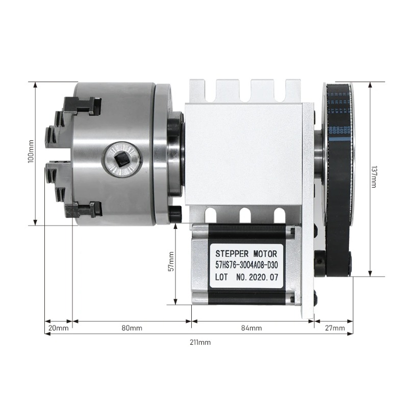 Nema 23 Stapmotoren 6:1 K12-10 - Nema23 Stepper recensie en prijs