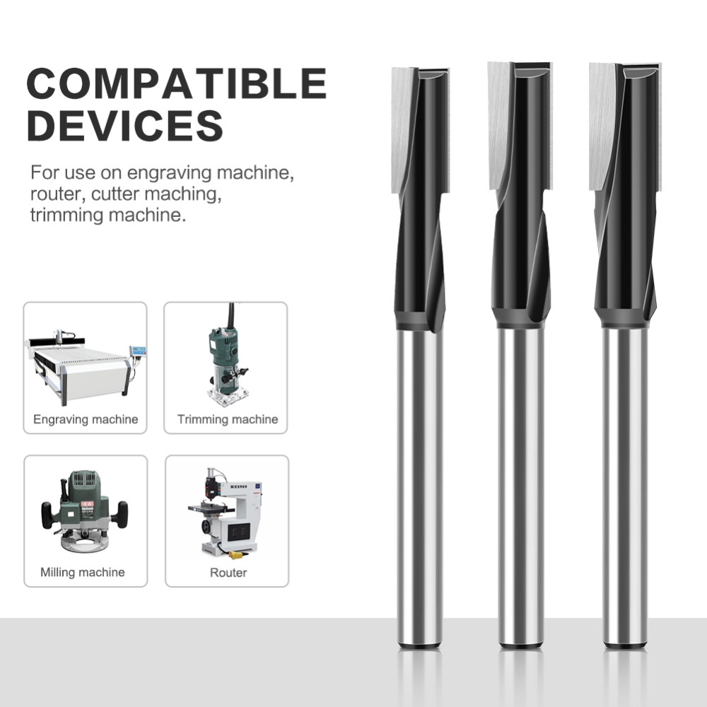 12mm Schacht Rechte Frees Dubb - Cnc Bits recensie en prijs