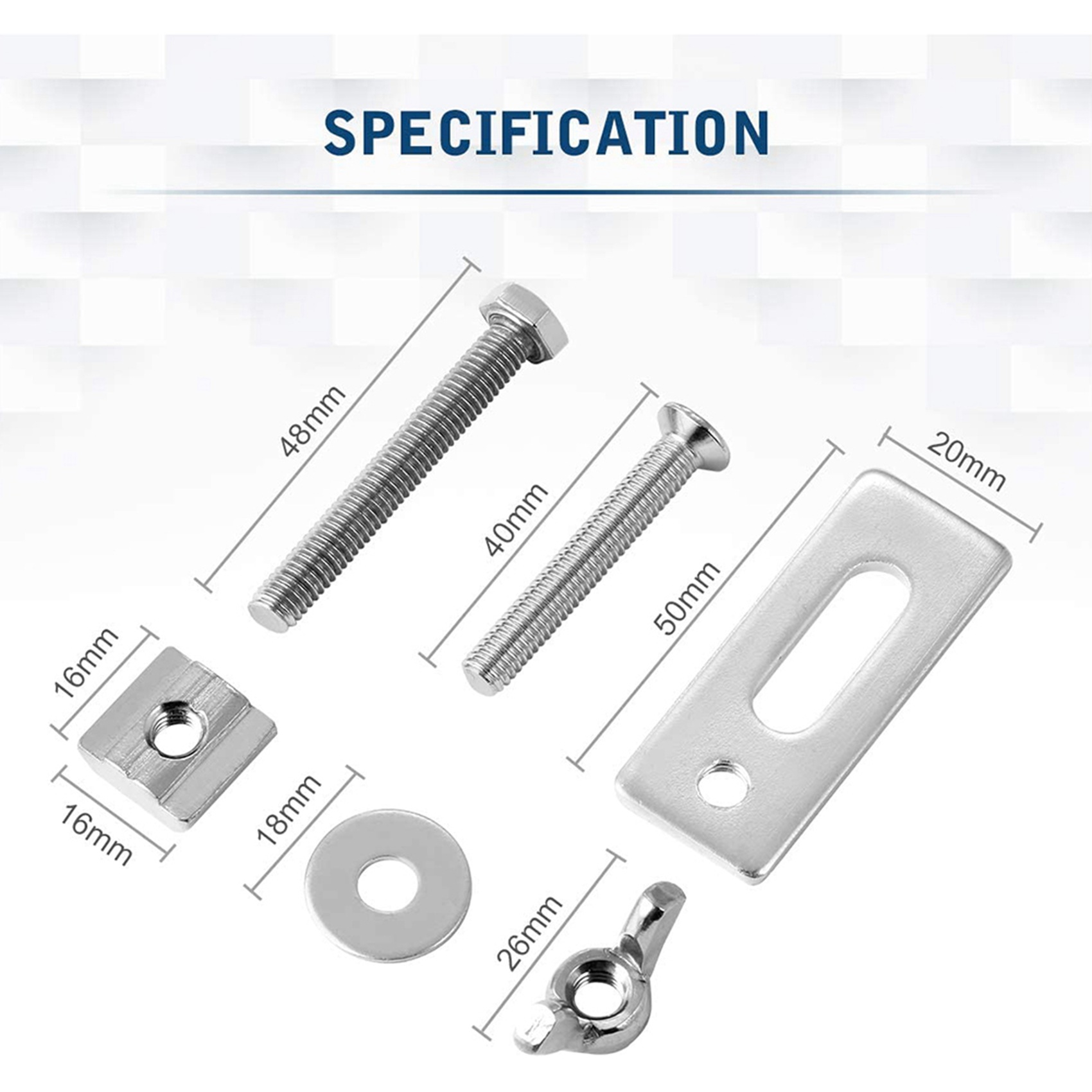 B62B-8 Pack T-Track Clamp, Min - 3018 Cnc recensie en prijs
