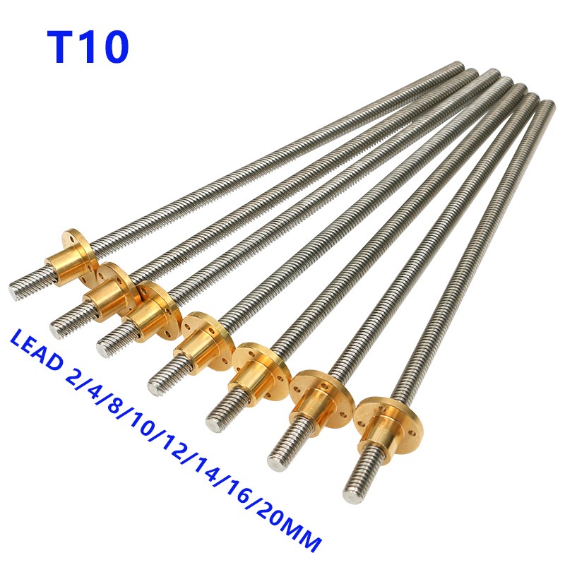 304 roestvrij staal T10 10 mm  - Lead Screw 8Mm recensie en prijs