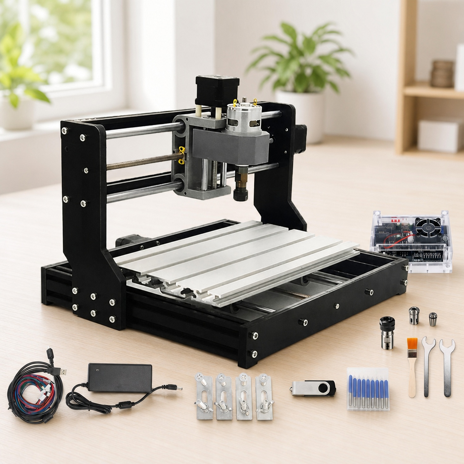 3-assige 3018-PRO CNC Router M - 3018 Cnc recensie en prijs