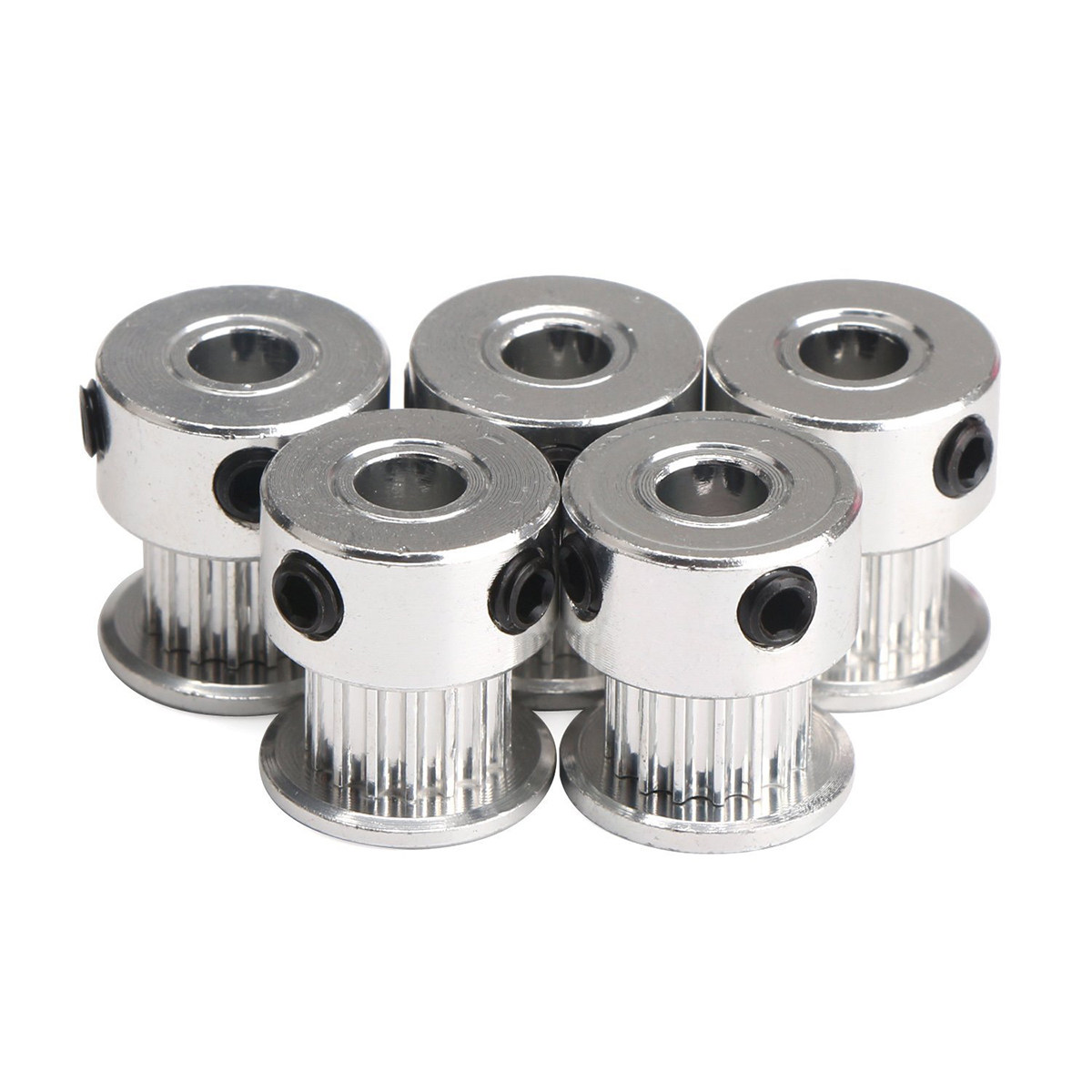 5 stuks aluminium GT2 pulleys  - Gt2 Belt recensie en prijs