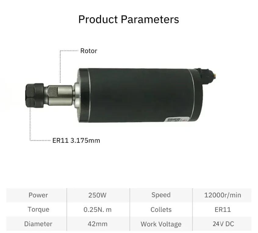 BLDC Borstelloze Spindelmotor  - Water Cooled Spindle recensie en prijs