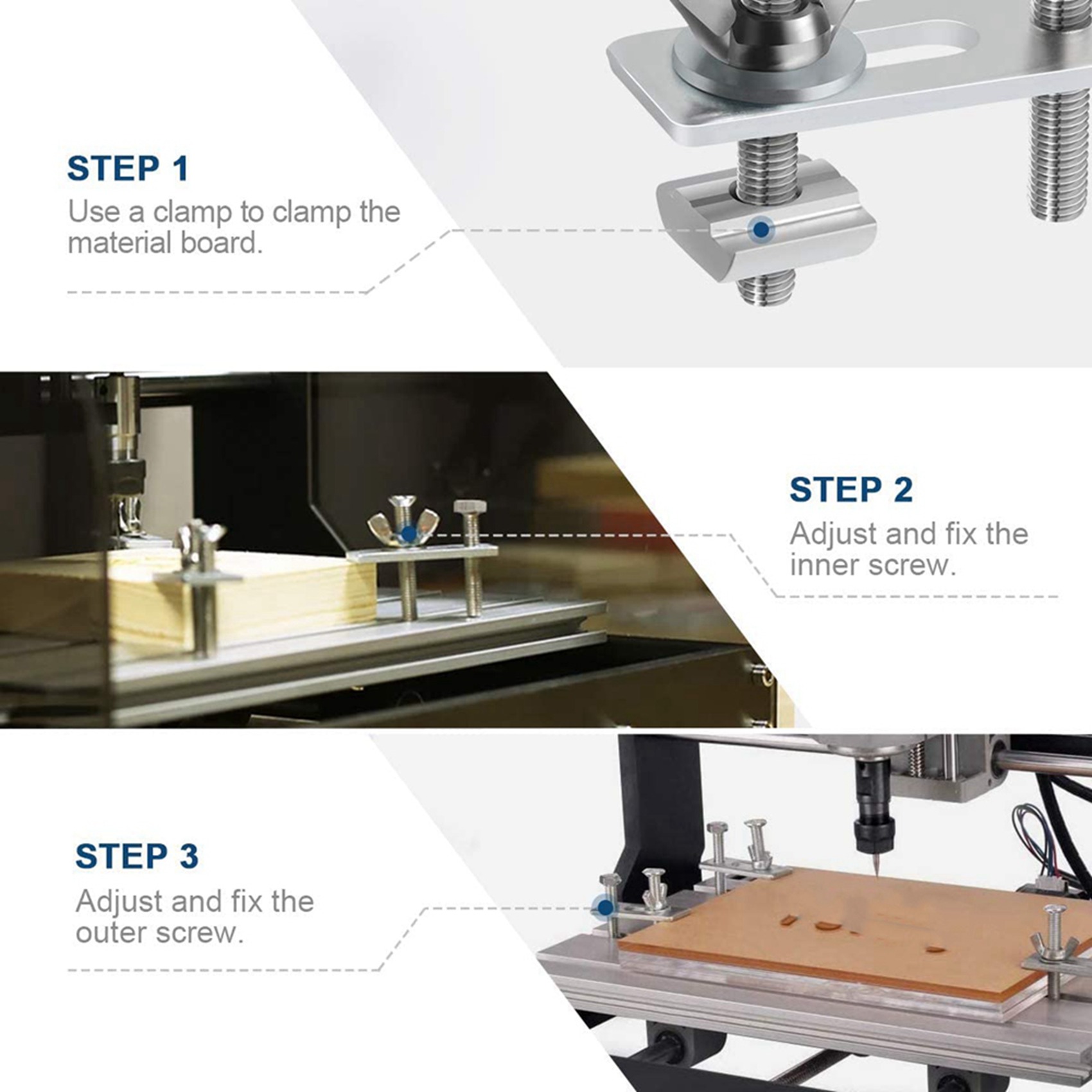 A19F-8 Pack T-Track Clamp, Min - 3018 Cnc recensie en prijs