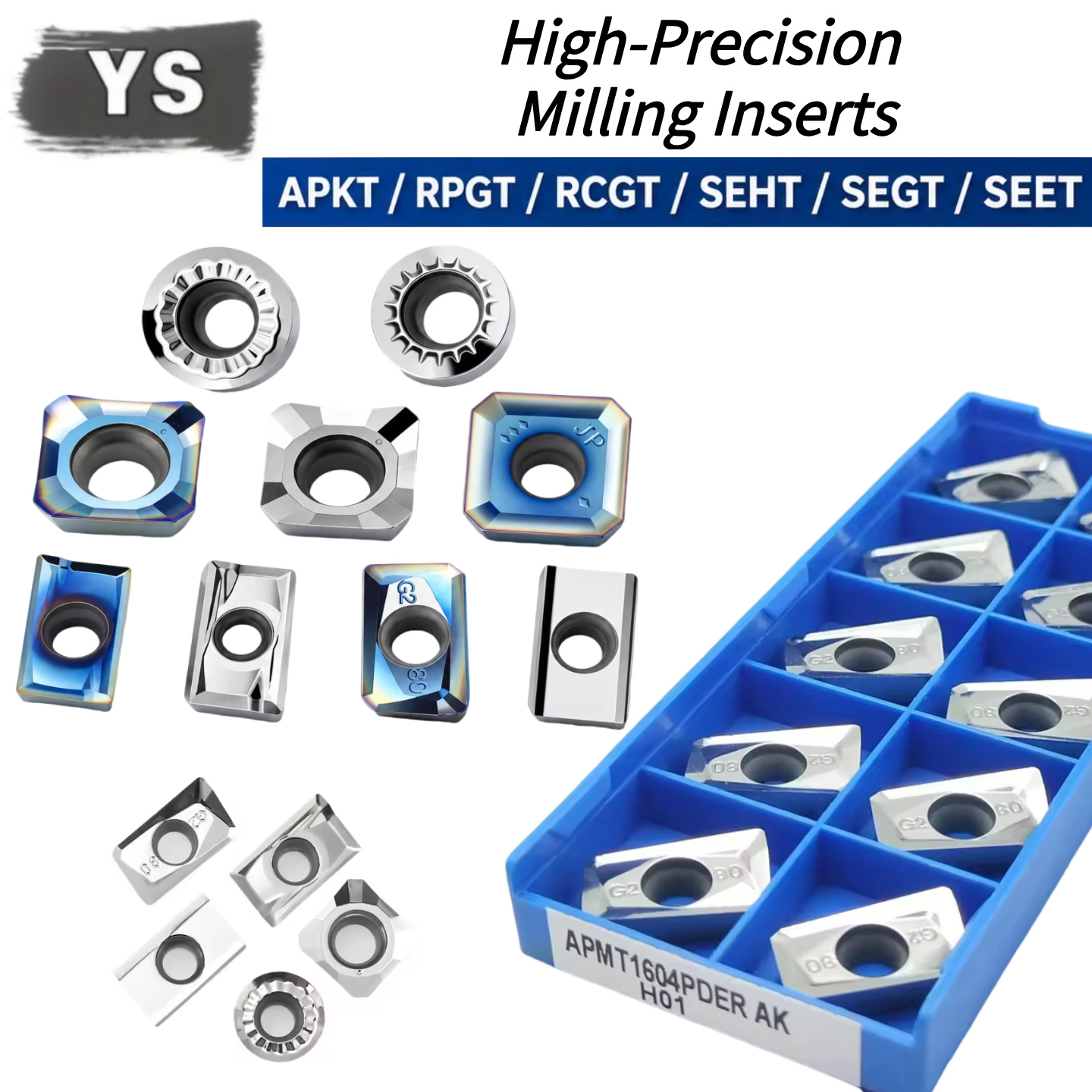 10PCS APKT APGT RCGT SEHT Carb - End Mill recensie en prijs