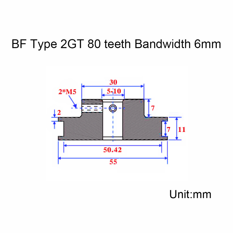Kufan 4:1 2gt Distributieriem  - Gt2 Belt recensie en prijs