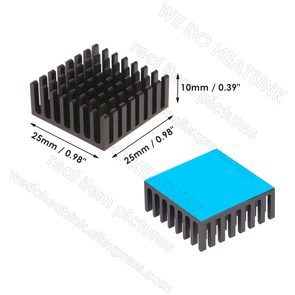 We Doen Heatsink 12 Pcs 25X25X - Aluminium Extrusion recensie en prijs