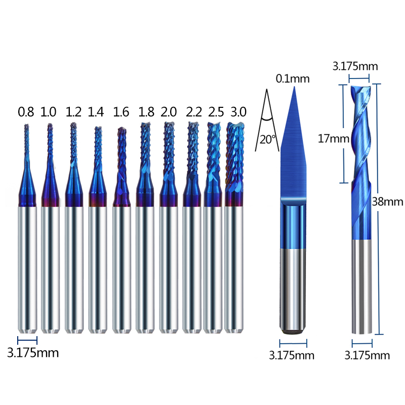XCAN CNC Frees Frees met ER Sp - End Mill Set recensie en prijs